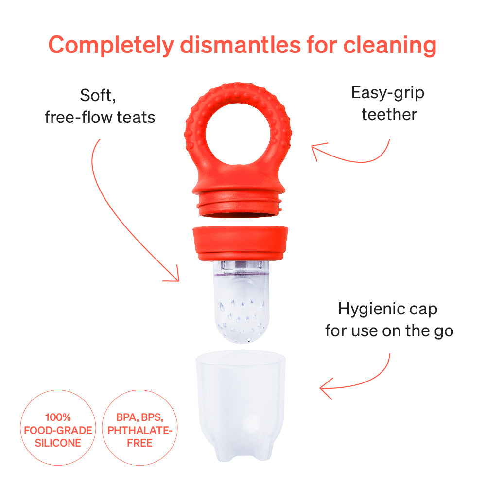 food feeder pacifier silicone teething feeder