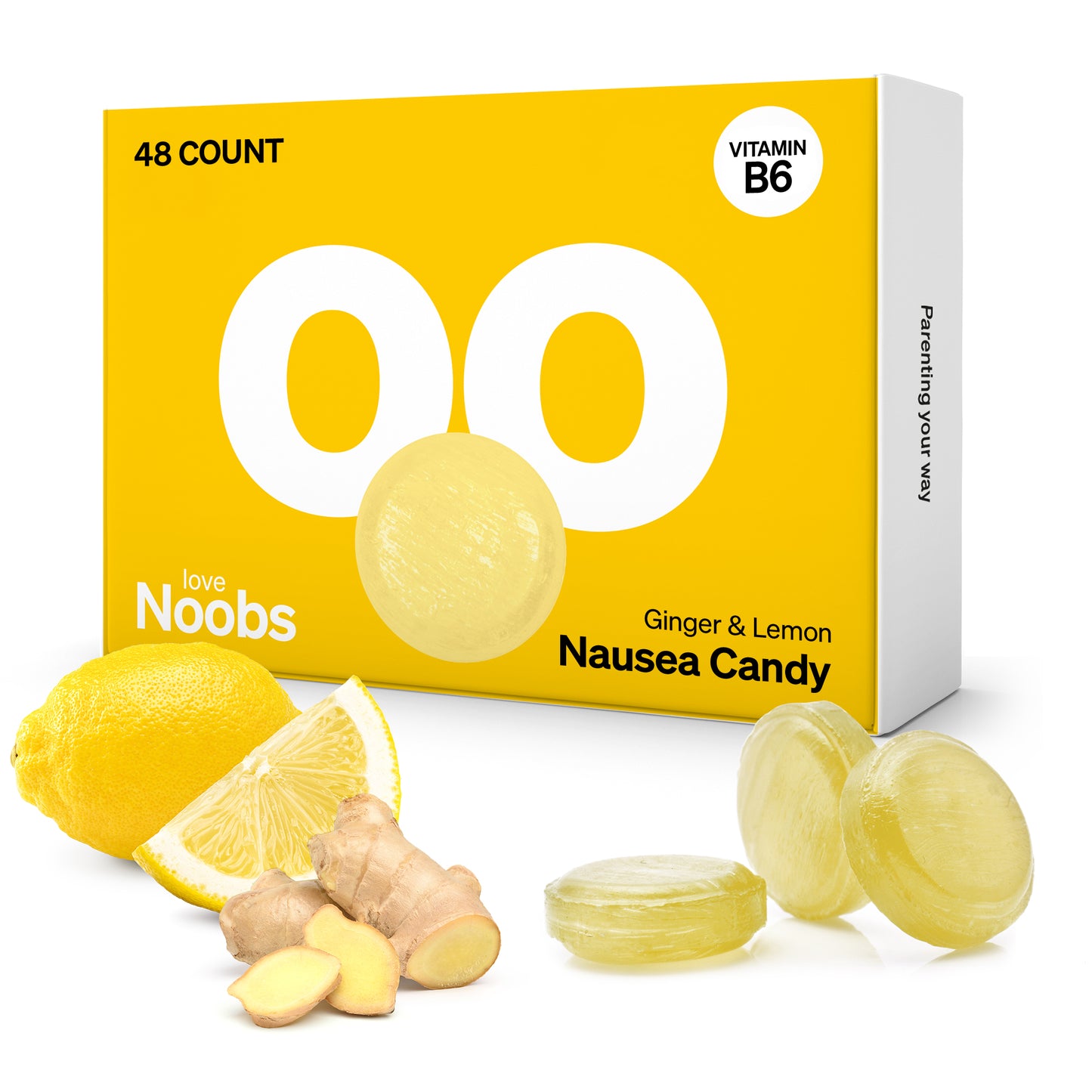 Lemon Ginger Candy for Nausea Pregnancy by LoveNoobs™