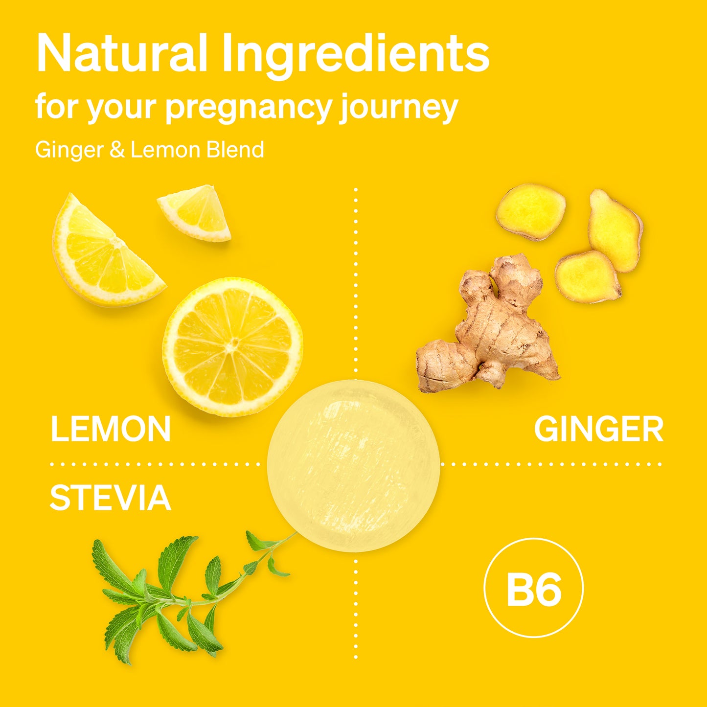 Lemon Ginger Candy for Nausea Pregnancy by LoveNoobs™