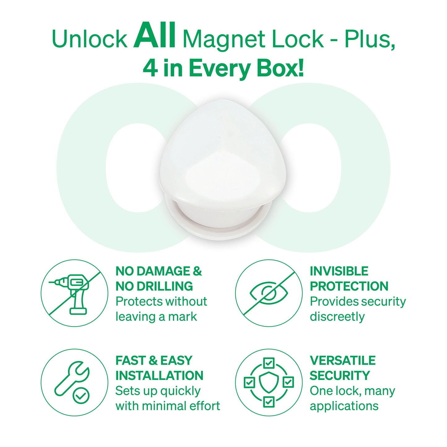 Magnetic Child Safety Cabinet Locks